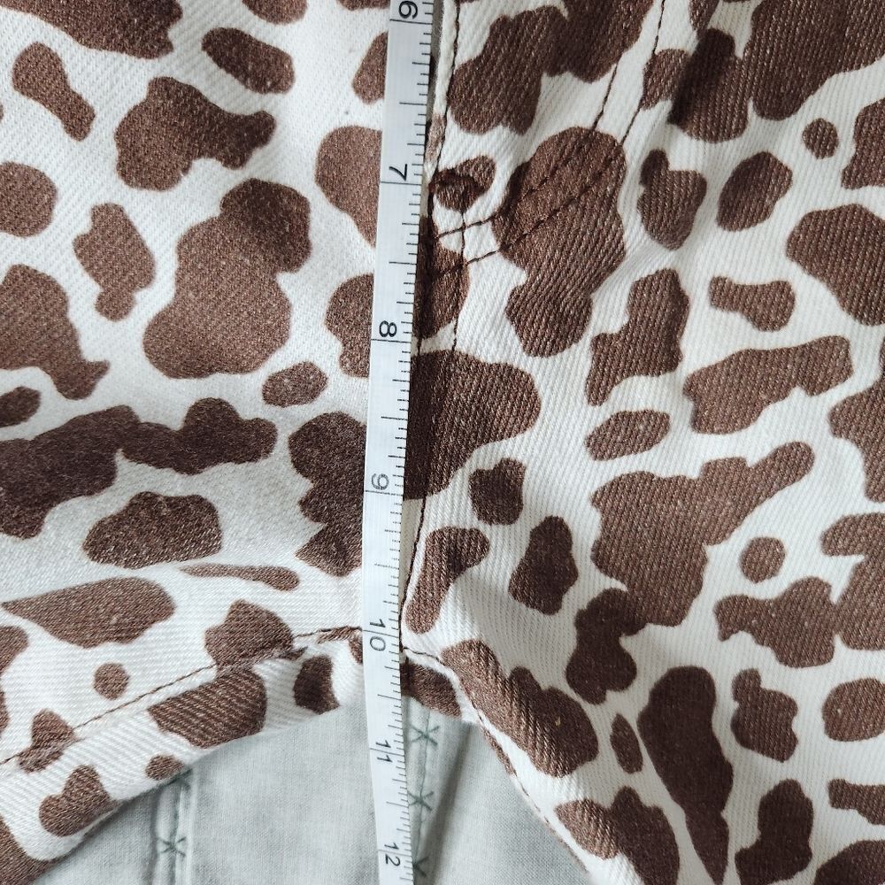 Minga London Brown And White Cow Print Pants — image 5 of 7